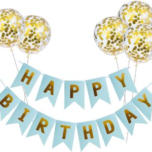 Happy Birthday Foil Balloon Banner
